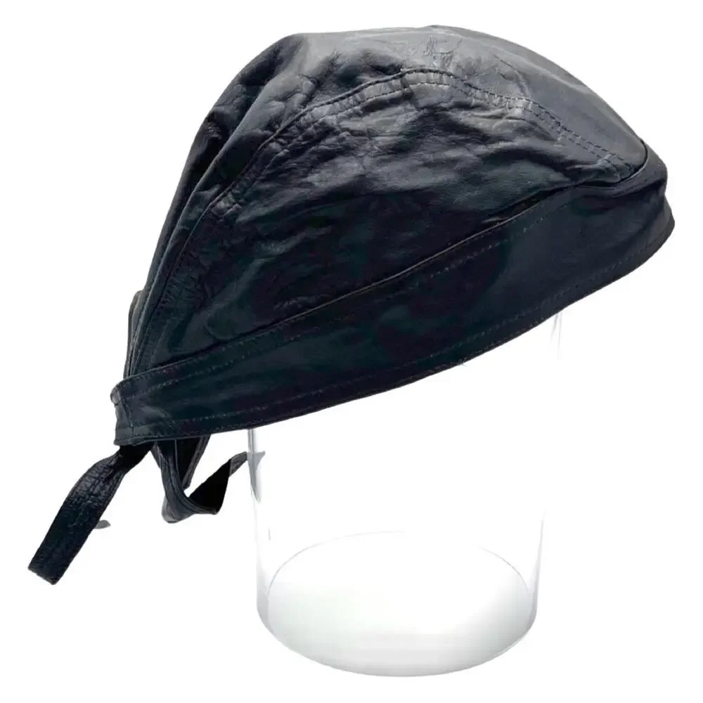Leathers Medium Weight Leather Headwrap - men's / biker